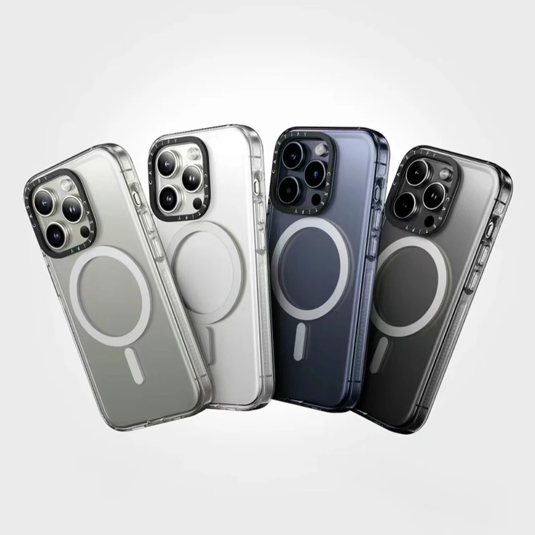 CASETiFY iPhone 15pro Max系列「清透担当」来袭15plus透亮磁吸壳