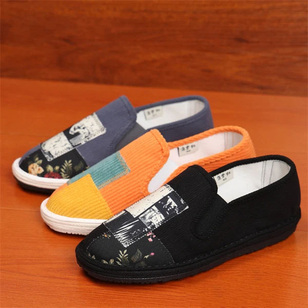 夏季男士男款时尚潮流百搭透气软底老北京布鞋舒适防滑低帮潮鞋