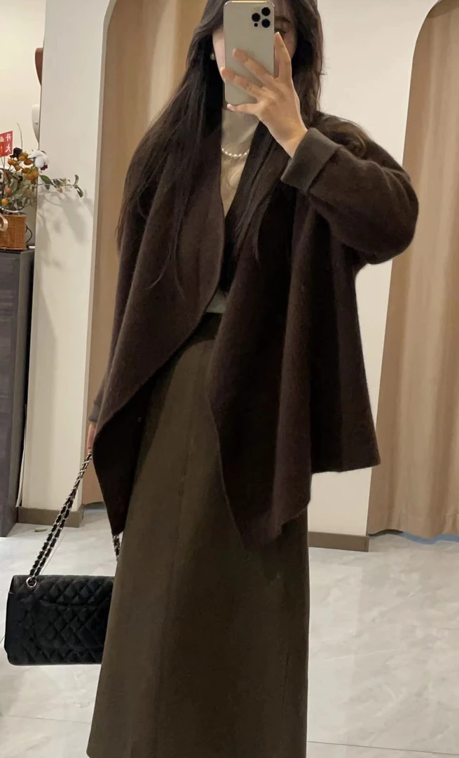 设计师款时尚气质毛衣针织开衫