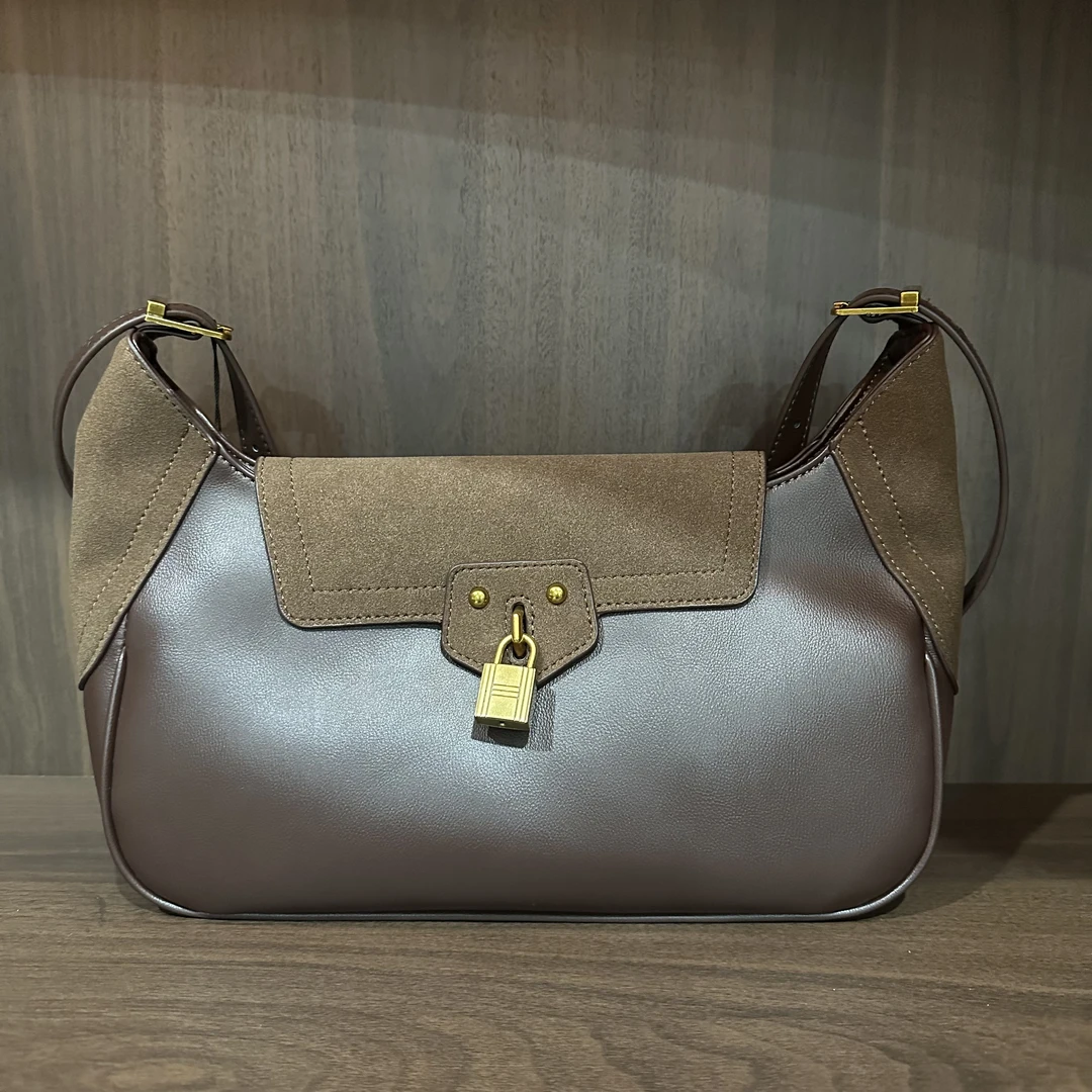 【2024无撞款设计版高定女包】百搭复古高定手提包LNX05016-2 孤