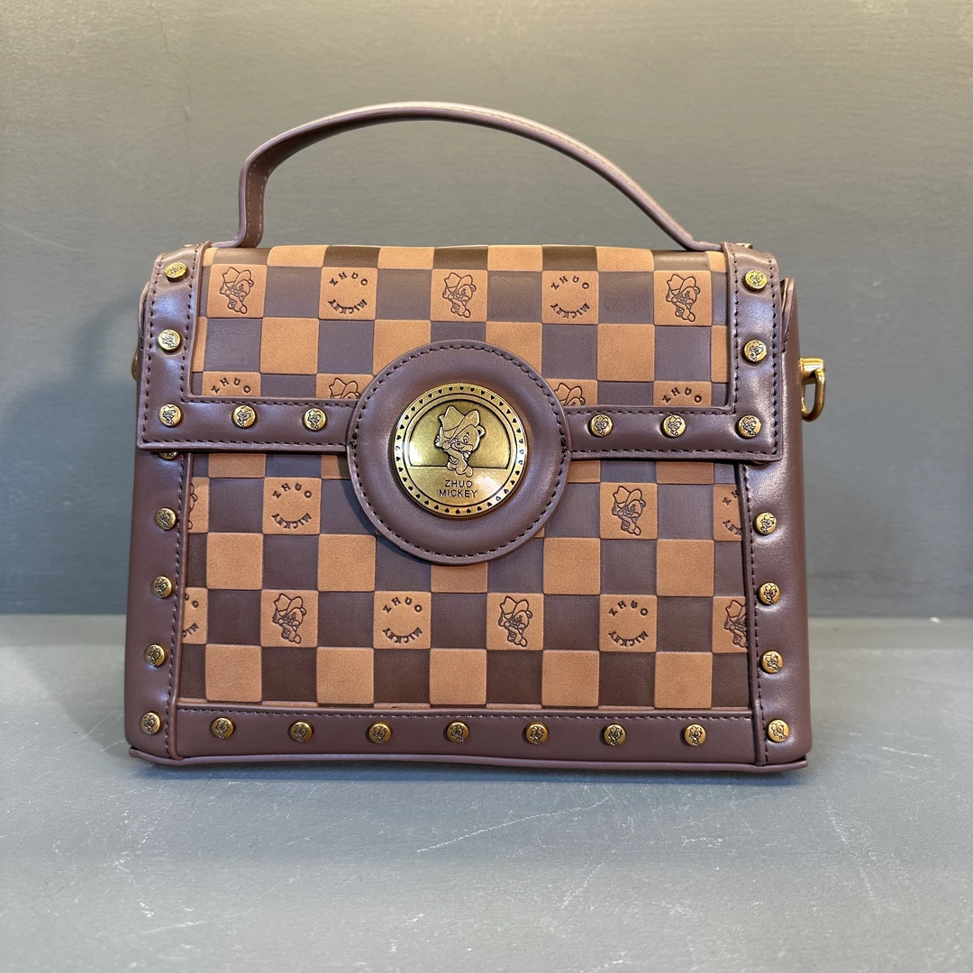 【2024无撞款设计版高定女包】百搭复古高定手提包9477 孤