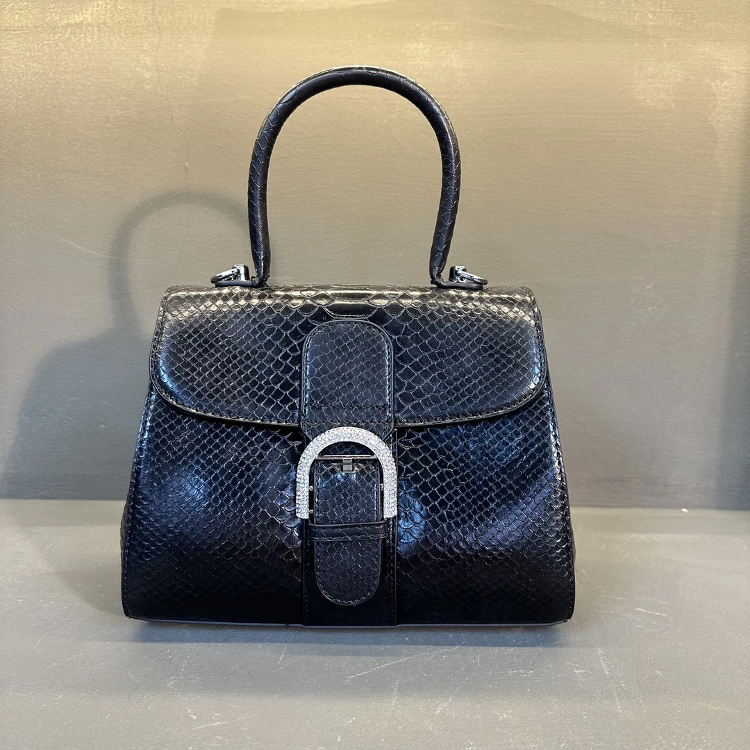 【2024无撞款设计版高定女包】百搭复古高定手提包83128 孤