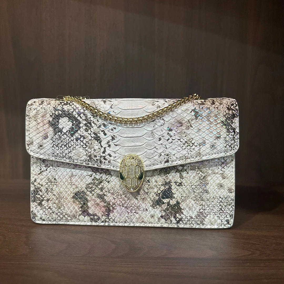 【2024无撞款设计版高定女包】百搭复古高定手提包A7187白 孤