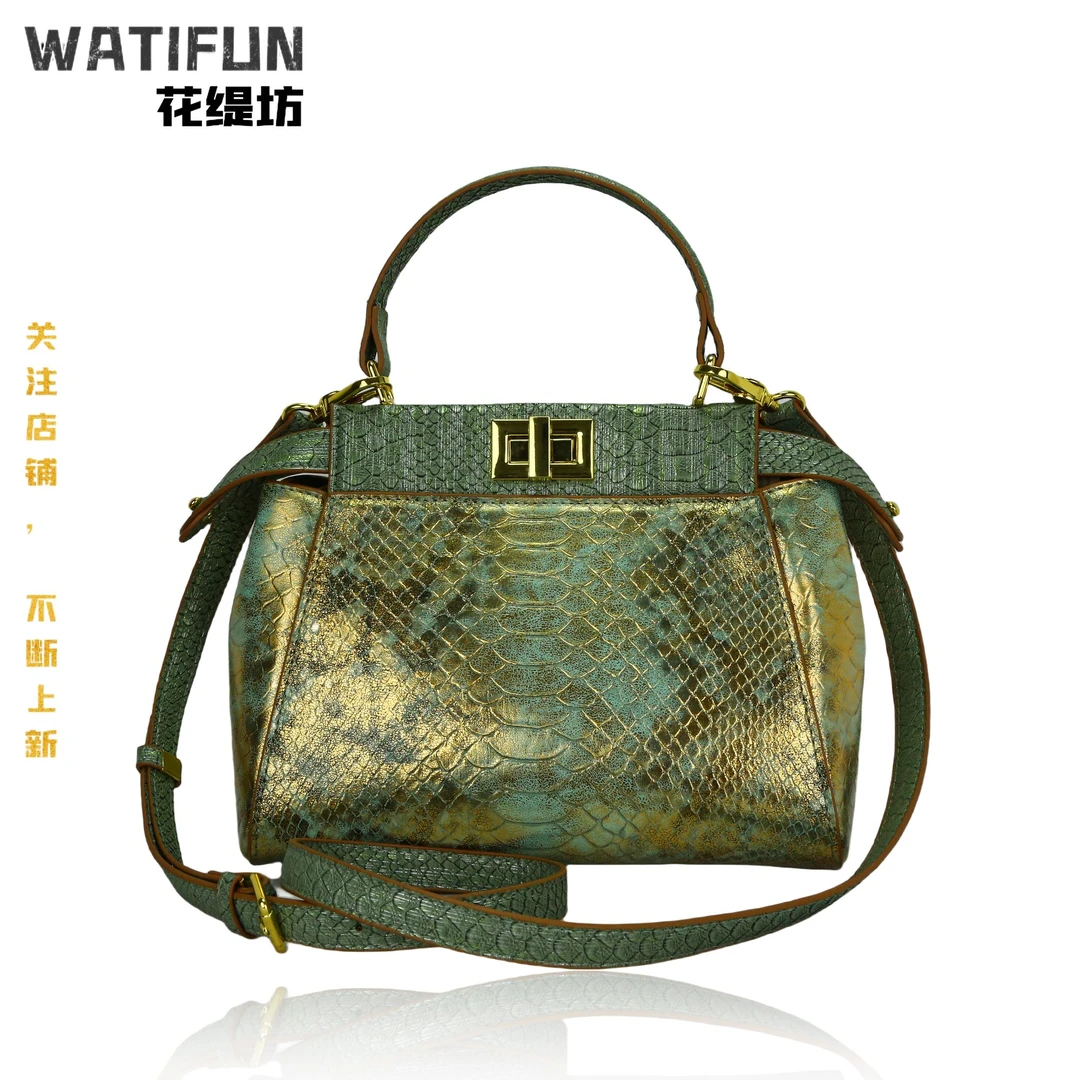 【2024无撞款设计版高定女包】百搭复古高定手提包V2449