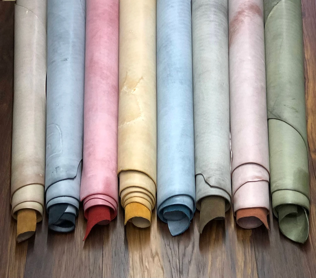 (满30发货)彩色擦蜡头层植鞣牛皮白雾蜡Ghost Wax可水封