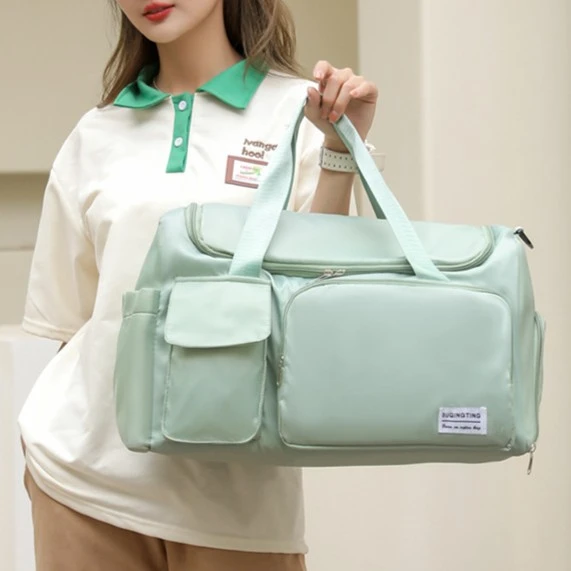 防水旅行包女大容量行李包干湿分离独立鞋仓健身母婴待产包瑜伽包