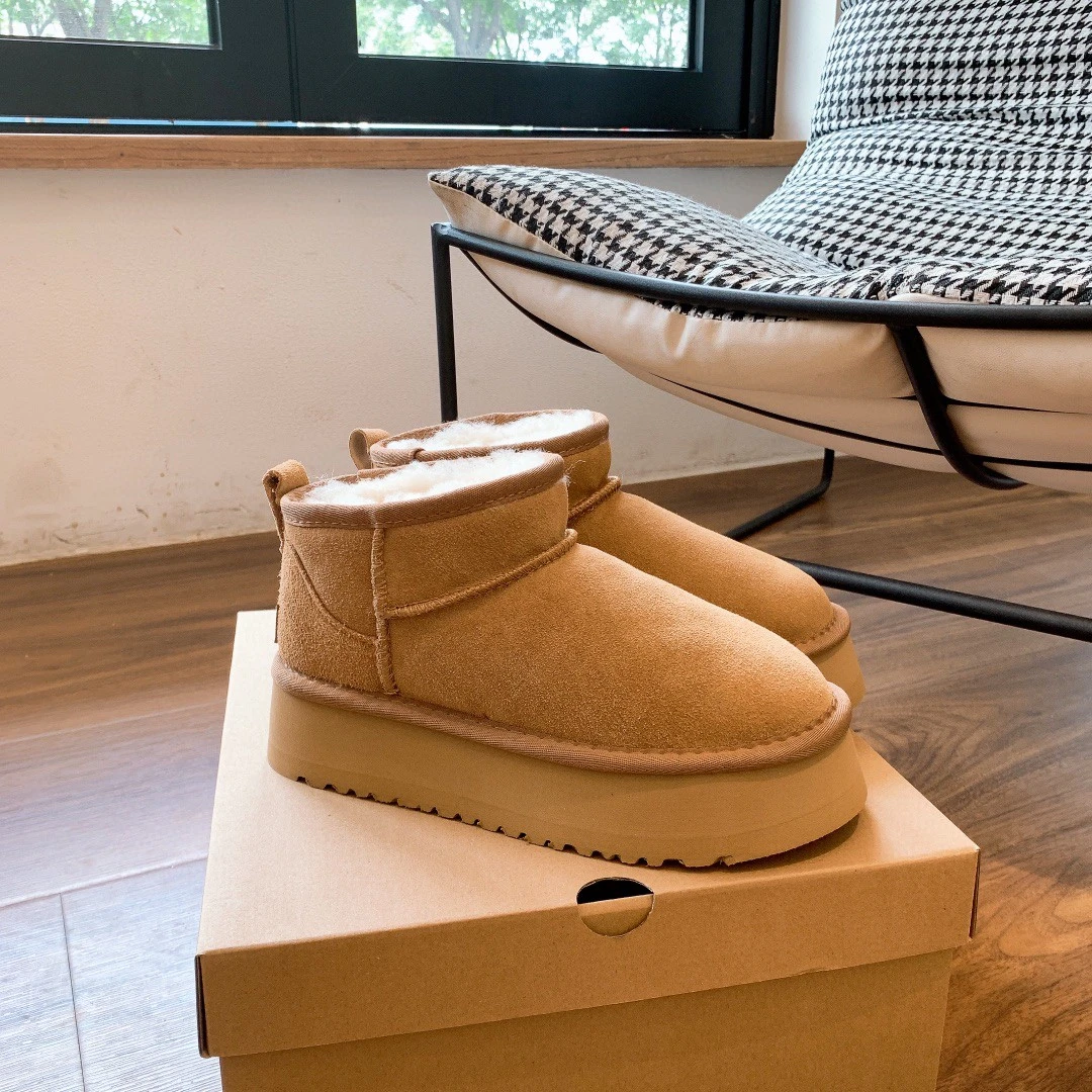 000-200断码真皮雪地靴加厚秋冬雪地靴