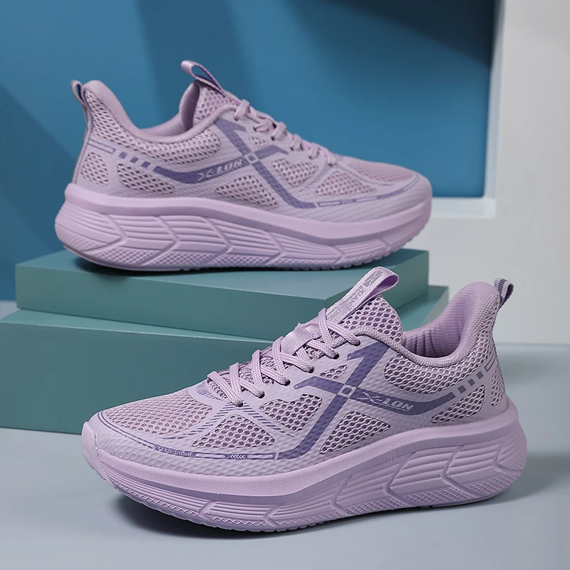 专业马拉松跑鞋减震回弹运动鞋男女同款避震跑步鞋透气跳舞跳操鞋