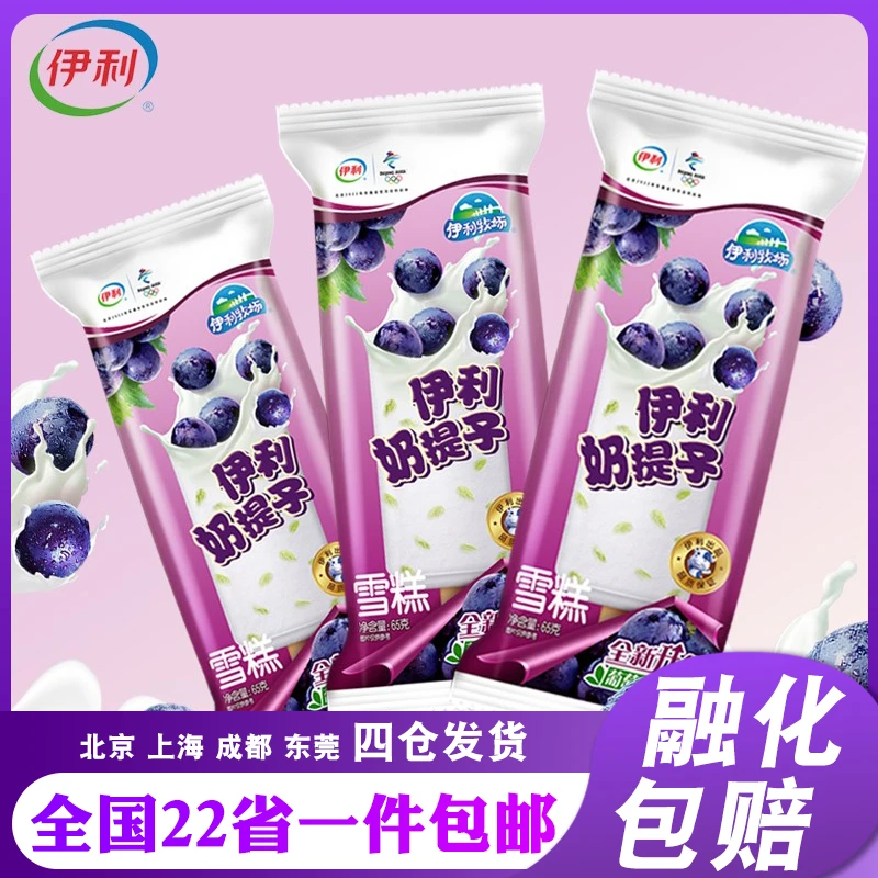 【30支】伊利奶提子冰淇淋葡萄干牛奶冰激凌小时候的味道冷饮雪糕