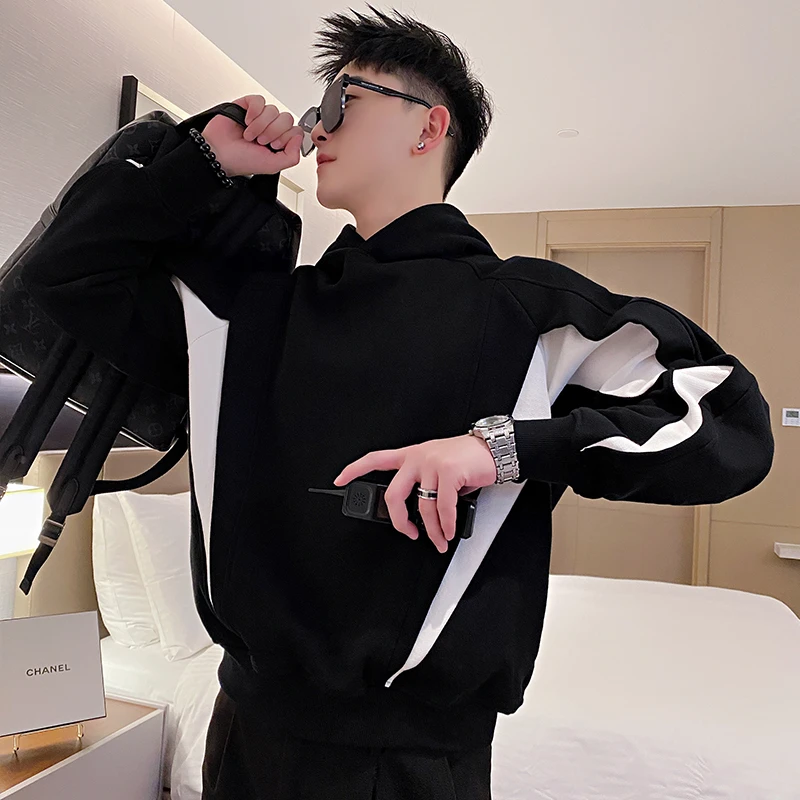 卫衣男连帽潮牌长袖秋冬韩版痞帅休闲百搭男上衣2025宽松外套男