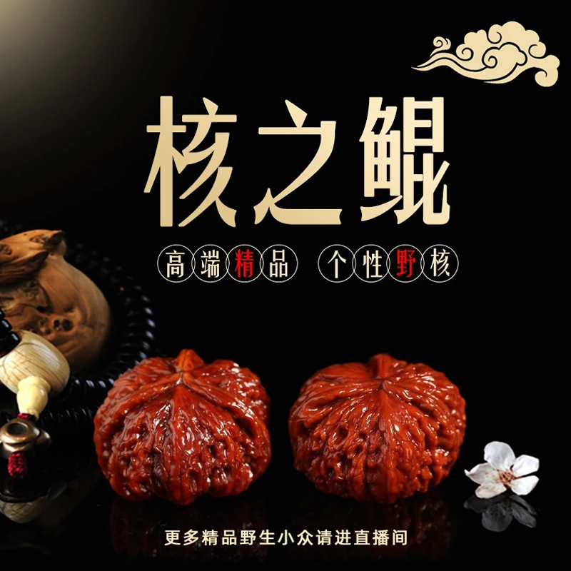 37-48核之鲲精推精配文玩核桃好物打底包浆挂瓷玉化野生小众