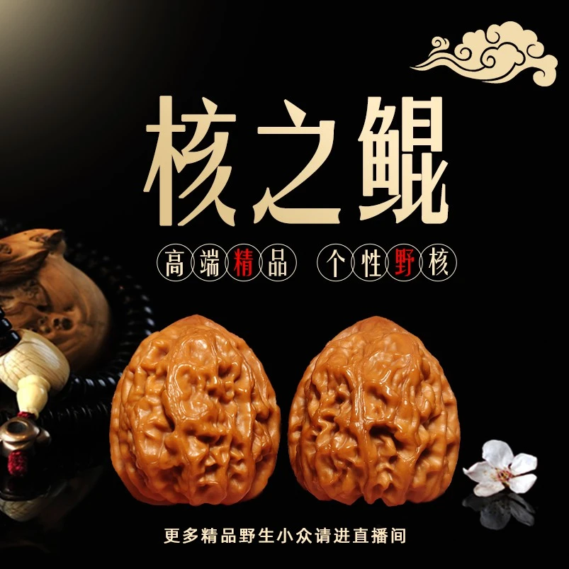 61-72核之鲲精推精配文玩核桃好物打底包浆挂瓷玉化盘玩野生小众