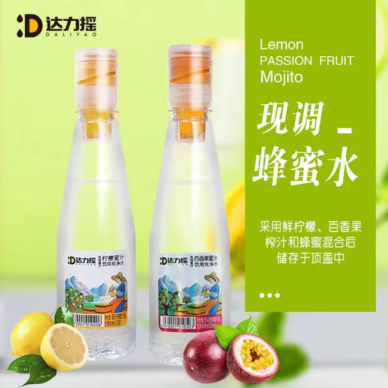 【阿又专属】达力摇柠檬蜂蜜水385g*6瓶小青柑百香果蜜分离式饮料