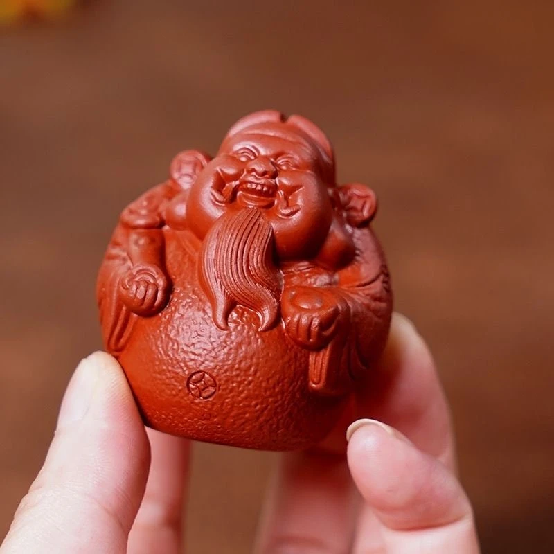 笑口常开财神茶宠