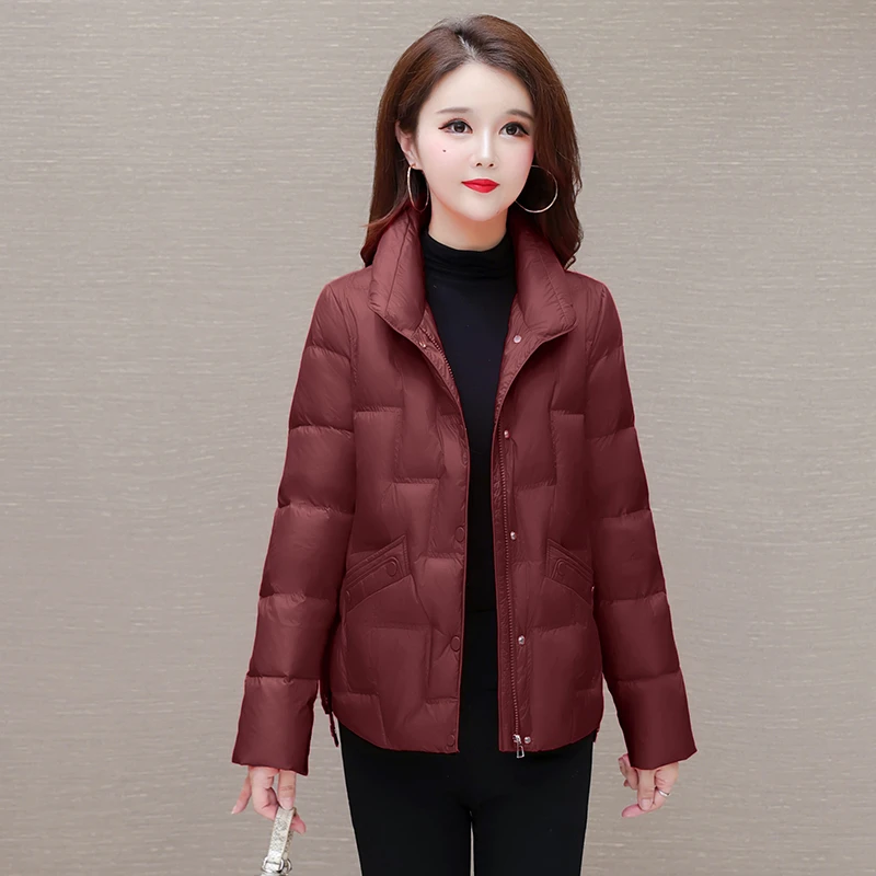 轻奢风轻薄保暖羽绒服新款2024年冬季爆款时尚休闲修身显瘦外套女