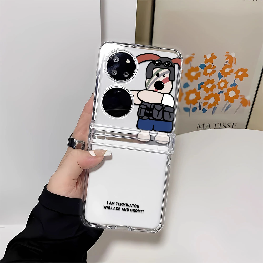 DP326掌门狗高透亚克力华为P50PocketS适用华为P60PocketS手机壳