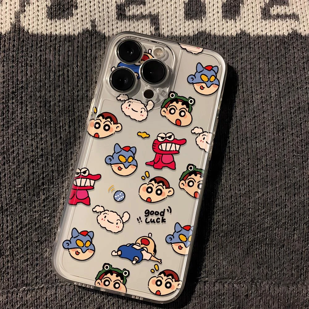 蜡笔小新伙伴苹果14手机壳iphone13/12promax高级11xr/xs软78