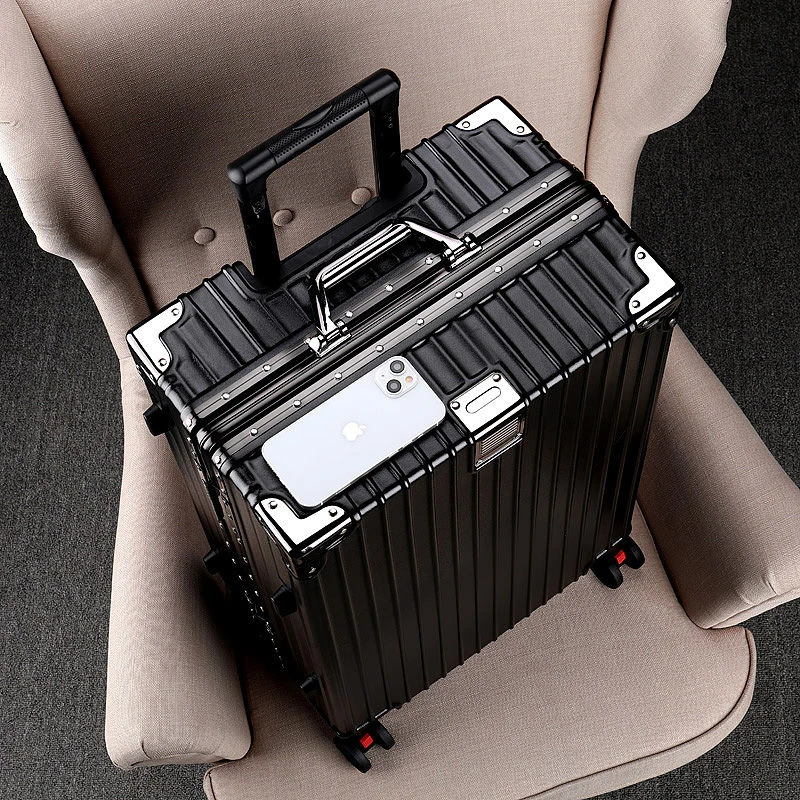 ins学生大容量耐用行李箱新款密码锁行李箱静音男女生旅行登机箱.