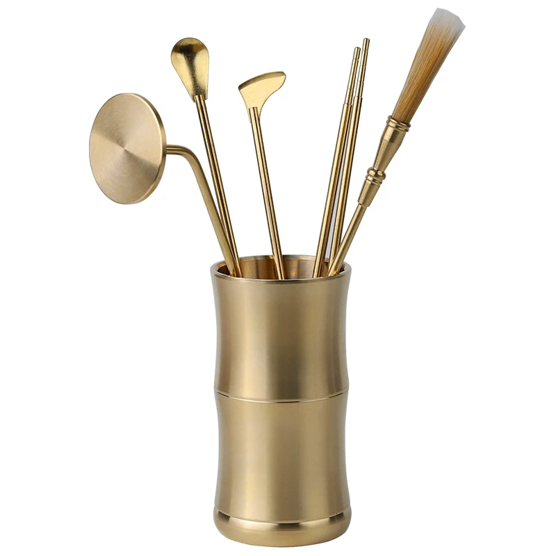 香道瓶香篆工具竹节瓶香薰工具打篆工具摆件家居香薰卧室客厅熏香