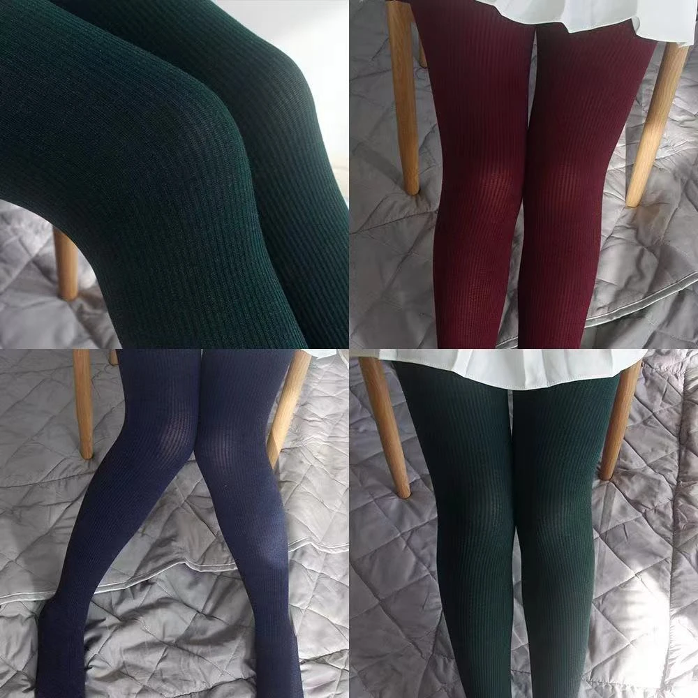 复古酒红色条纹连裤袜爱心提花丝袜千禧年y2k辣妹显瘦弹力打底袜