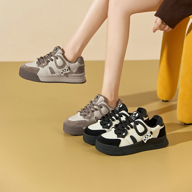 板鞋女2024秋冬季新款百搭休闲舒适圆头时尚女款运动鞋低帮女鞋子
