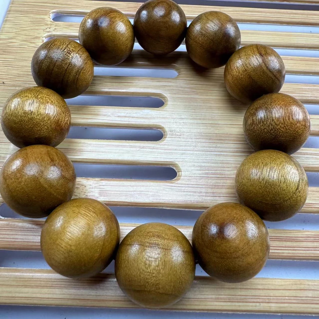 【芸奇】金丝楠2.0单圈文玩手串（很轻，软木之王，介意勿拍）