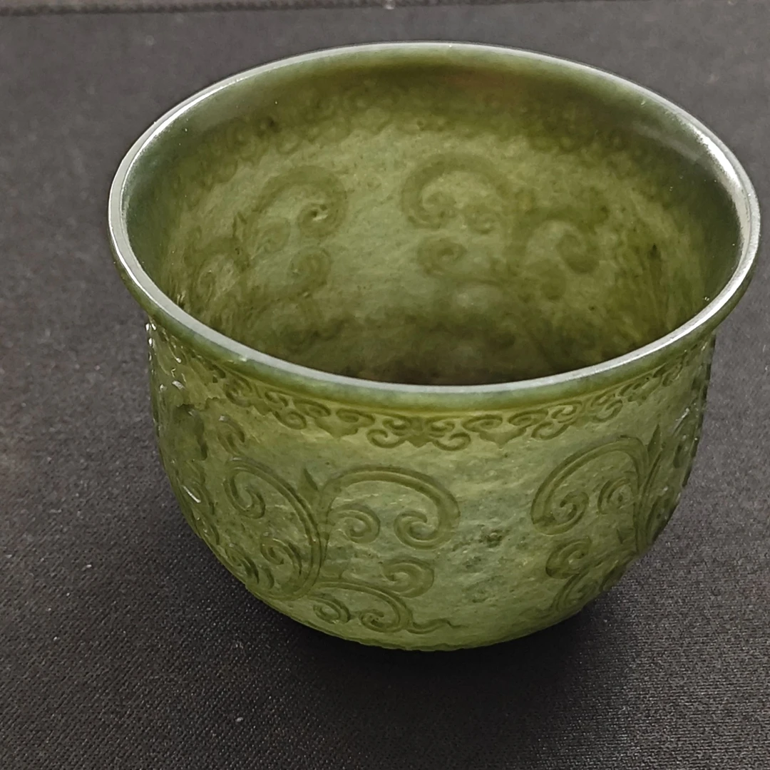 451创汇期和田碧玉杯子