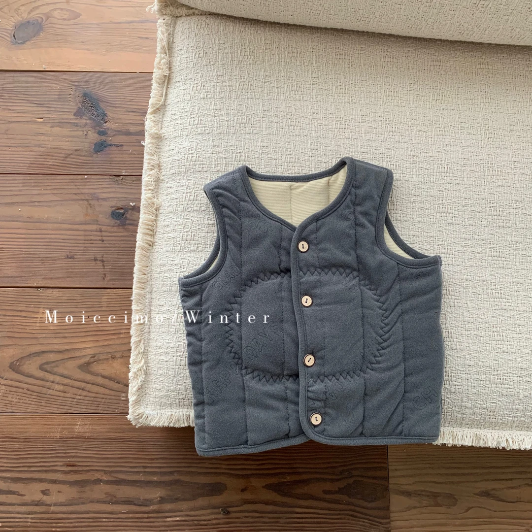 32100洹彩秋冬儿童新款校服神器马甲