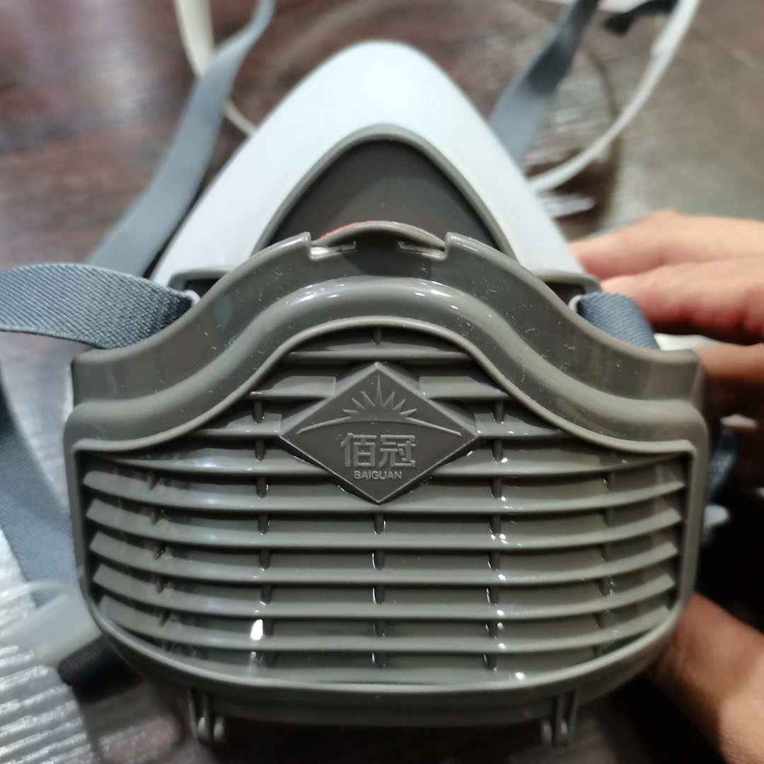 硅胶防尘口罩3701滤棉通用透气清洗打磨电焊过滤原装防护护面水洗