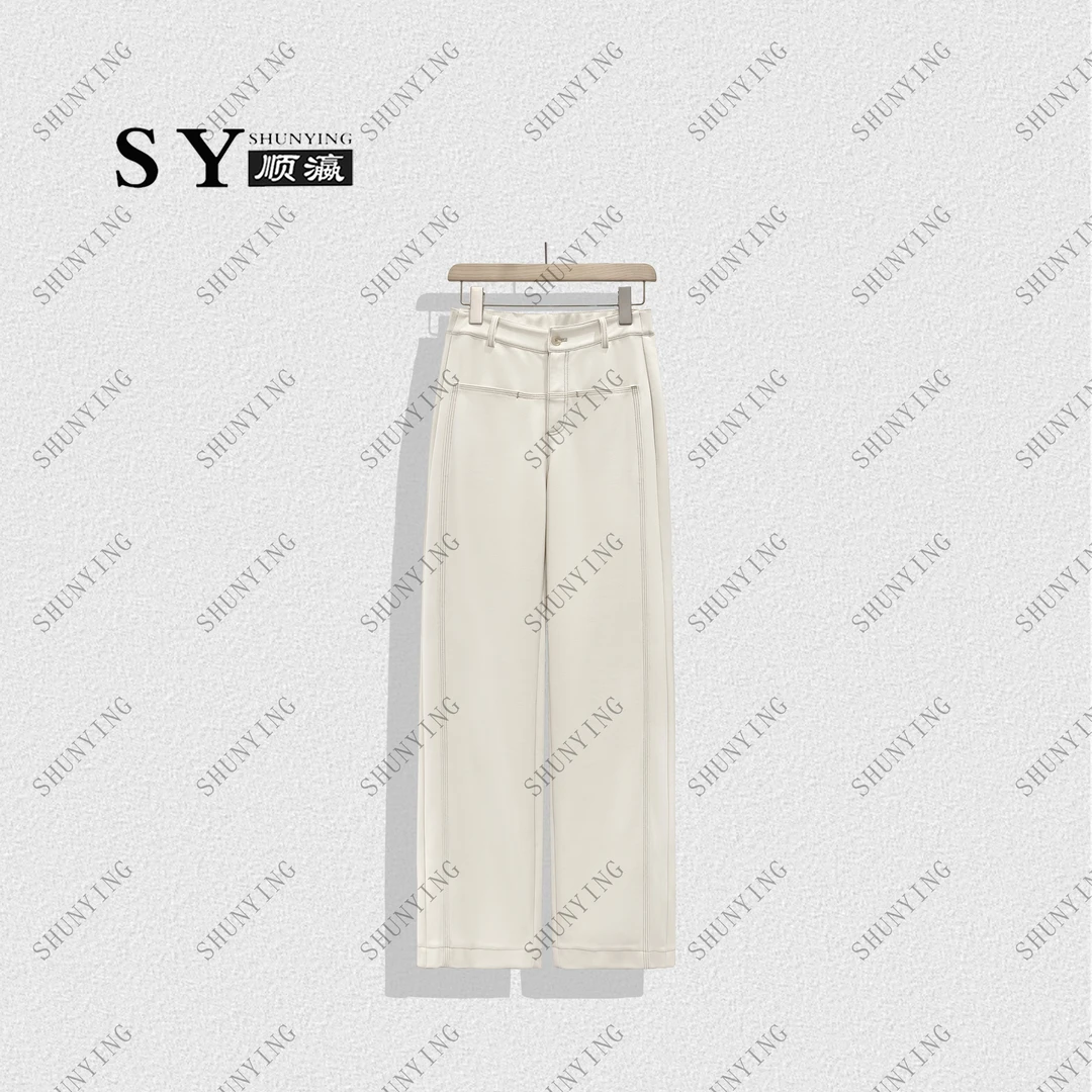 顺瀛【削骨神裤】秋季新款时髦高腰宽松显瘦直筒休闲裤SY63XXK5605