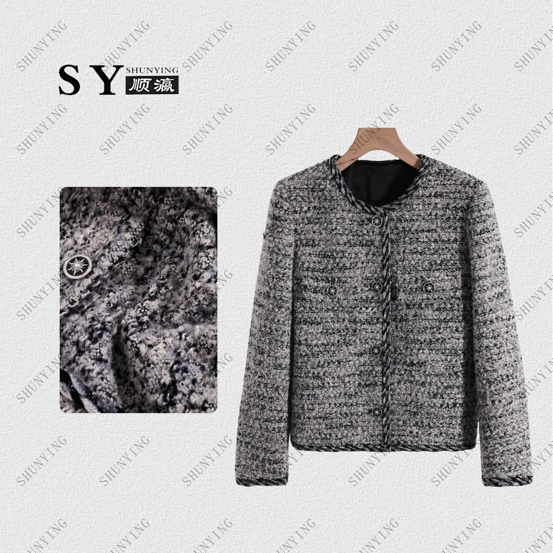 【顺瀛】秋季新款高级感显瘦气质宽松通勤小香风外套SY63WT24031