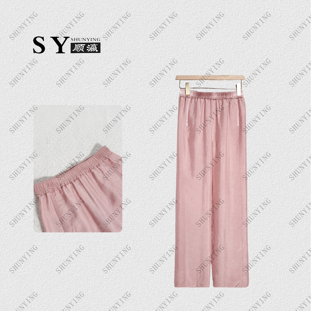 顺瀛【白月光】夏季新款时尚垂感薄款宽松显瘦阔腿裤SY62XXK0433