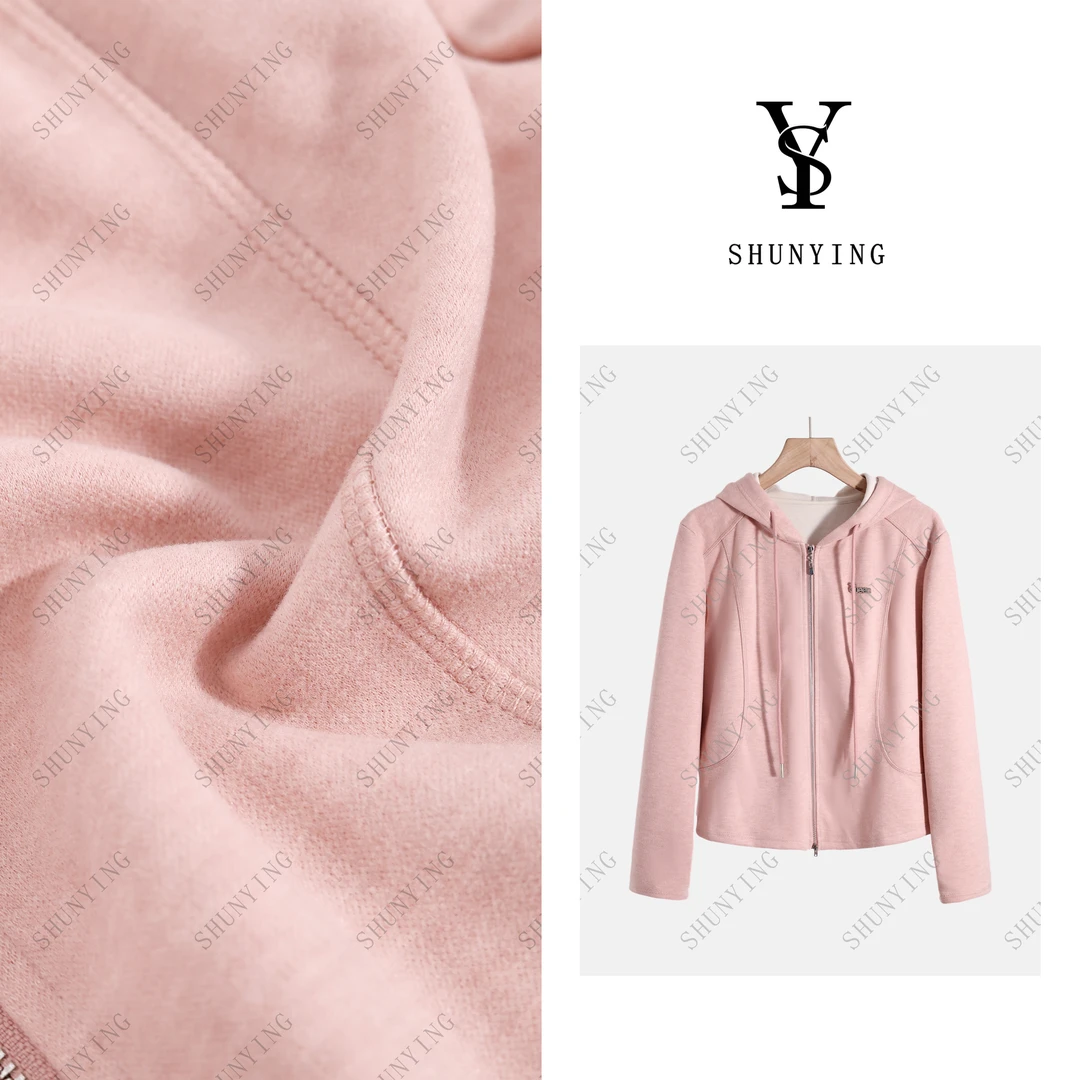 【仟娜】秋季新款时尚拉链百搭显瘦连帽外套SY63WT3530