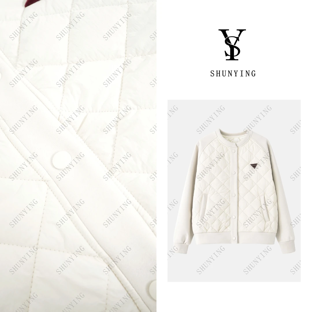 【仟娜】简单舒适~加厚冬季休闲百搭保暖棉服外套SY66MF3025