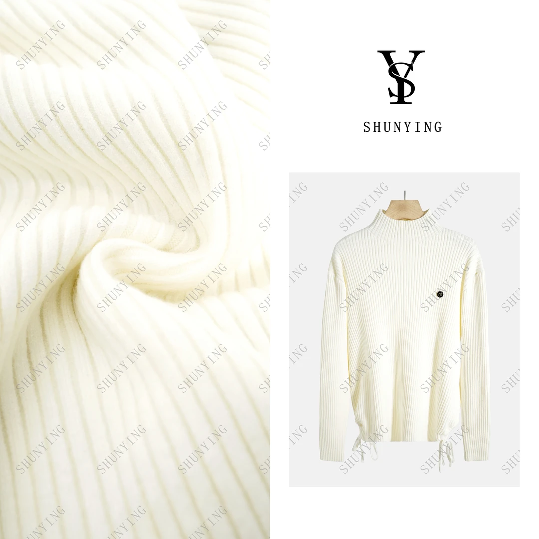 【仟娜】软糯舒适~休闲半高领女修身减龄内搭显瘦针织毛衫SY66MS205