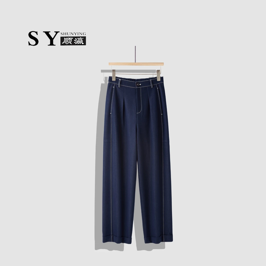 【顺瀛】时尚高腰显瘦舒适休闲简约百搭气球裤SY233100