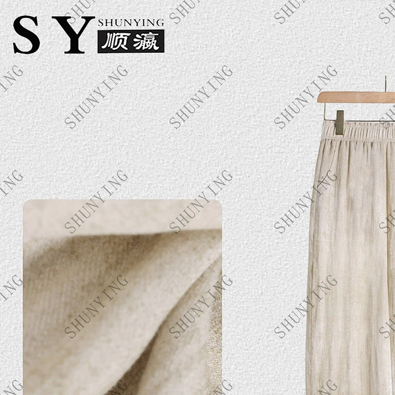 顺瀛【仲夏亚麻裤】冰感扎染高腰显瘦垂坠感薄款阔腿裤SY62XXK0329