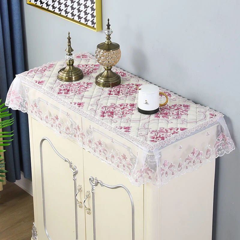 鞋柜布罩防尘长条床头柜盖布美甲柜五斗柜盖巾小桌布防滑万能盖巾