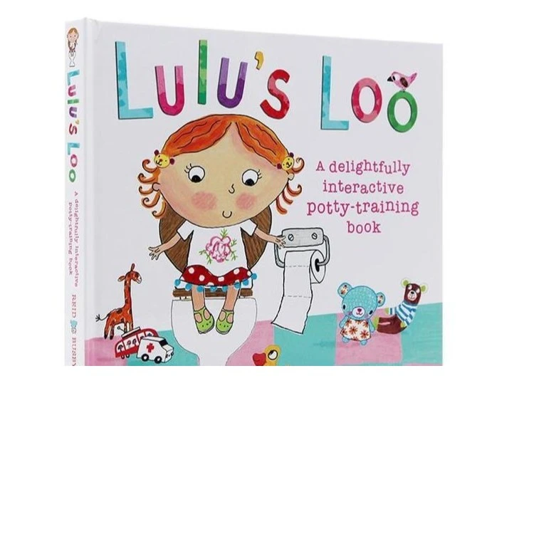 英文原版绘本 Lulu's Loo 精装 翻翻书触摸书