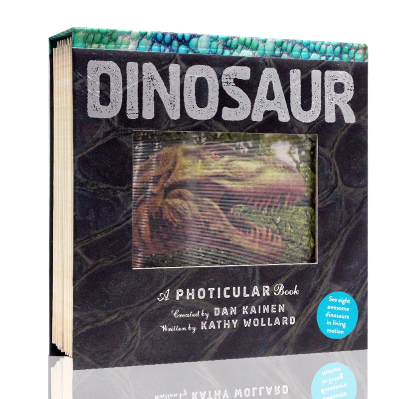 光与影视觉书系列恐龙 会动的3D图书Dinosaur A Photicular Book