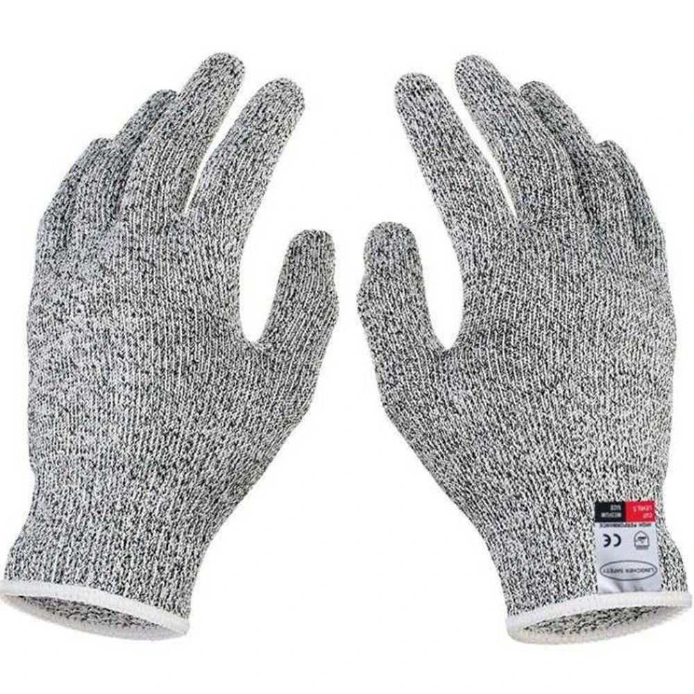 防切割手套劳保5级防割防刺工地通用加厚耐磨防抓杀鱼切菜高档