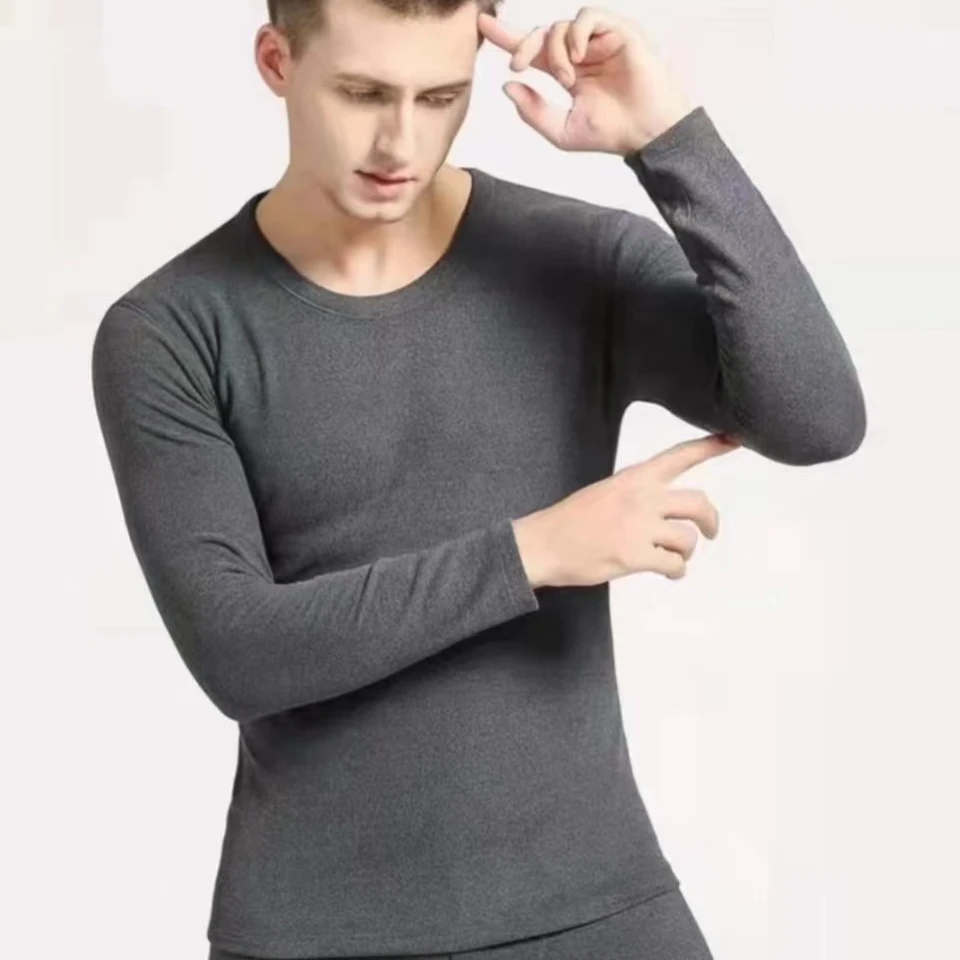 品牌撤柜男款恒温保暖套装6066