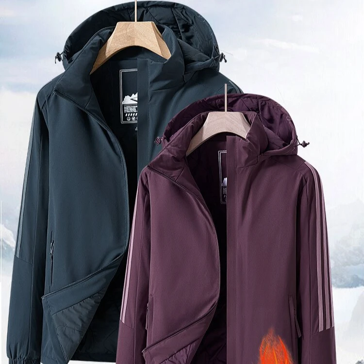 【赔米清货 需要去拍】【外贸订单】品牌同款石墨烯冲锋衣情侣款6613