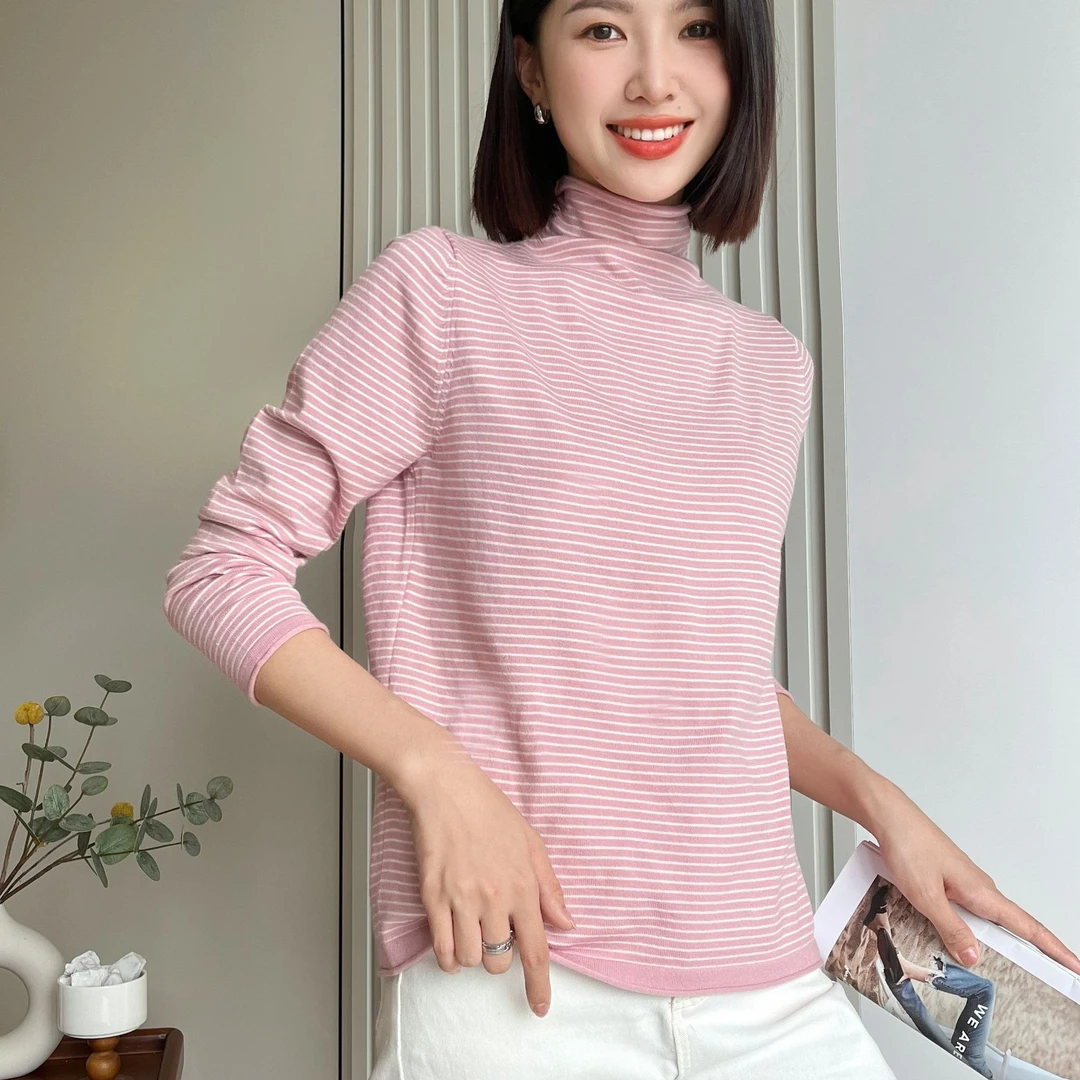 【赔米清货 需要去拍】丝光棉羊毛质感针织衫8203