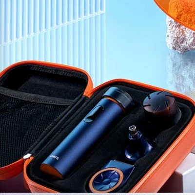 须眉T6Mix套装（午夜蓝） 智能多功能胡须刀【一机四用】