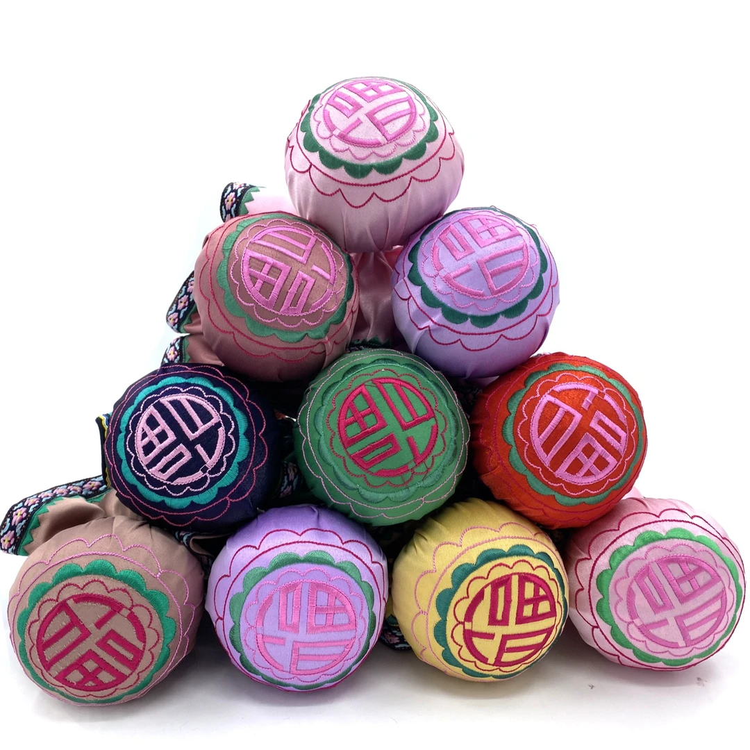 养生捶刺绣棒棒捶艾草捶肩颈按摩腰部美人捶美容经络拍八虚艾叶捶