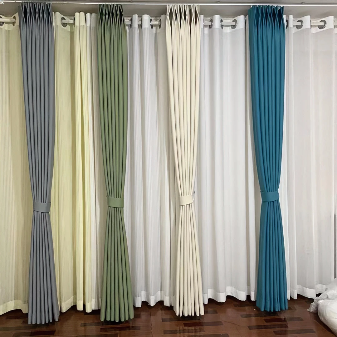 全遮光定制成品窗帘左右做好