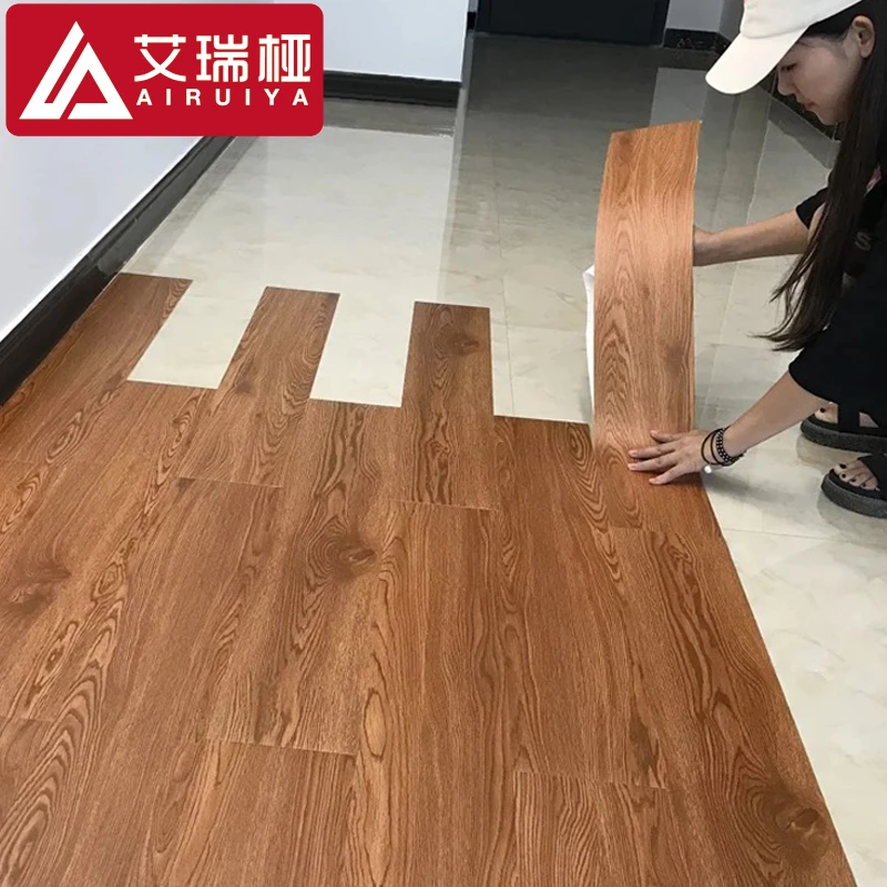 pvc地板革自粘地板贴加厚耐磨塑胶地板家用卧室防水防滑仿木地板