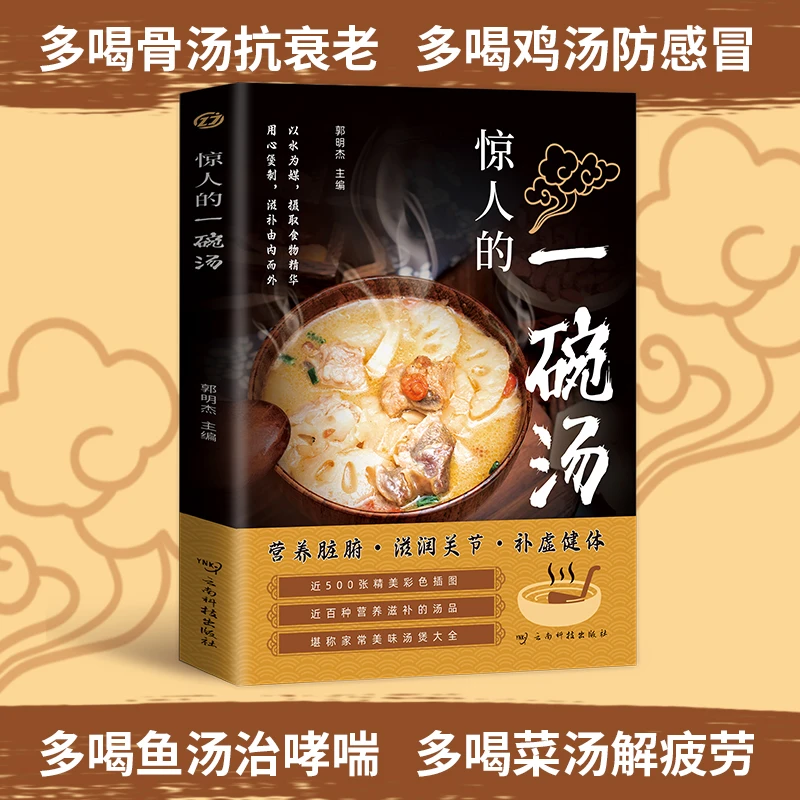 惊人的一碗汤 四季滋补汤 秋冬季养生煲汤食疗健康美味汤品类书籍