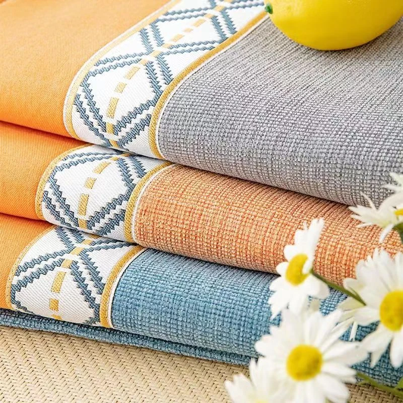 沙发垫 四季通用 靠背 雪尼尔防滑靠背巾组合简约灰色防滑布纯色